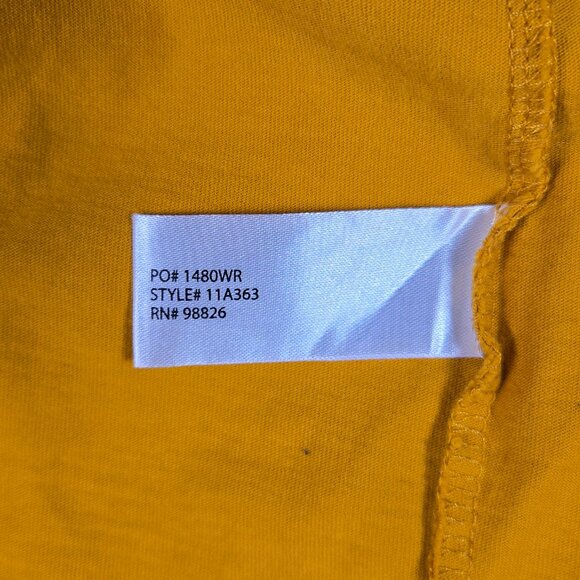 U.S. Polo Assn Long Sleeve‎ T-Shirt 3XL Mustard Yellow Cotton Logo Tee Casual - Picture 5 of 7